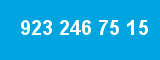 923 246 75 15 923 246 75 15
